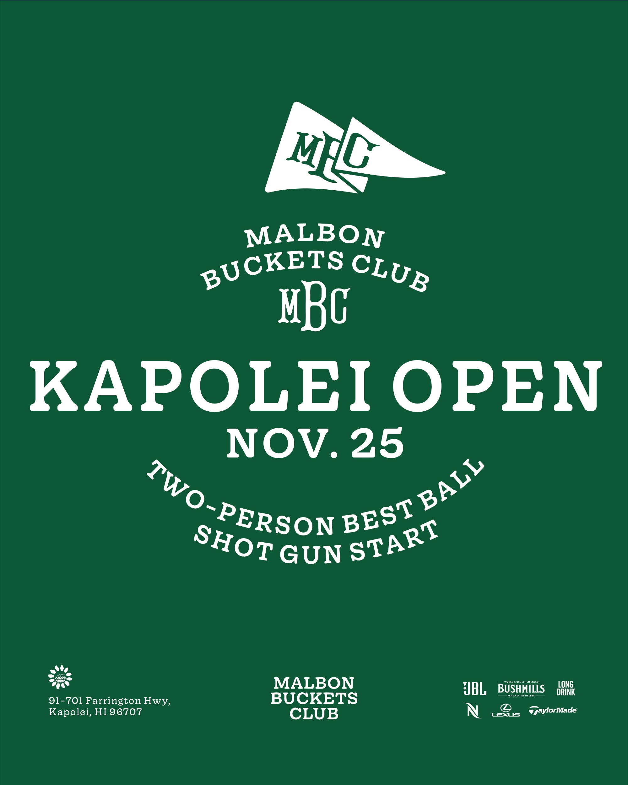 Kapolei Open - Player Registation